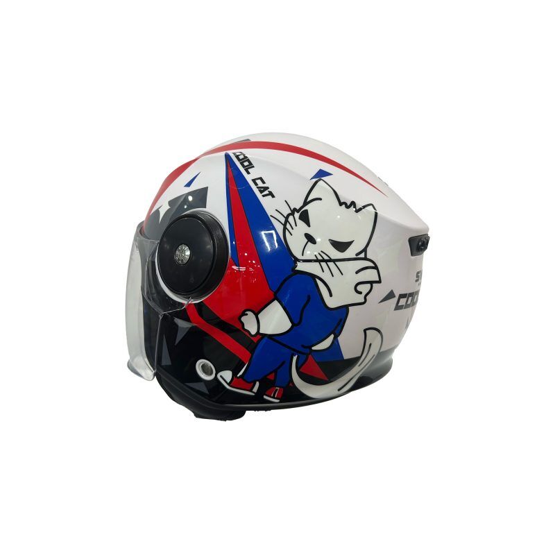 SWAY SW 814 COOL CAT White – Çocuk Kaskı