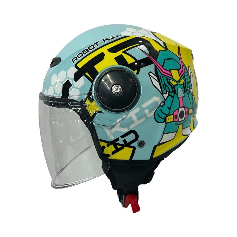 SWAY SW 814 ROBOT KID Light Blue – Çocuk Kaskı