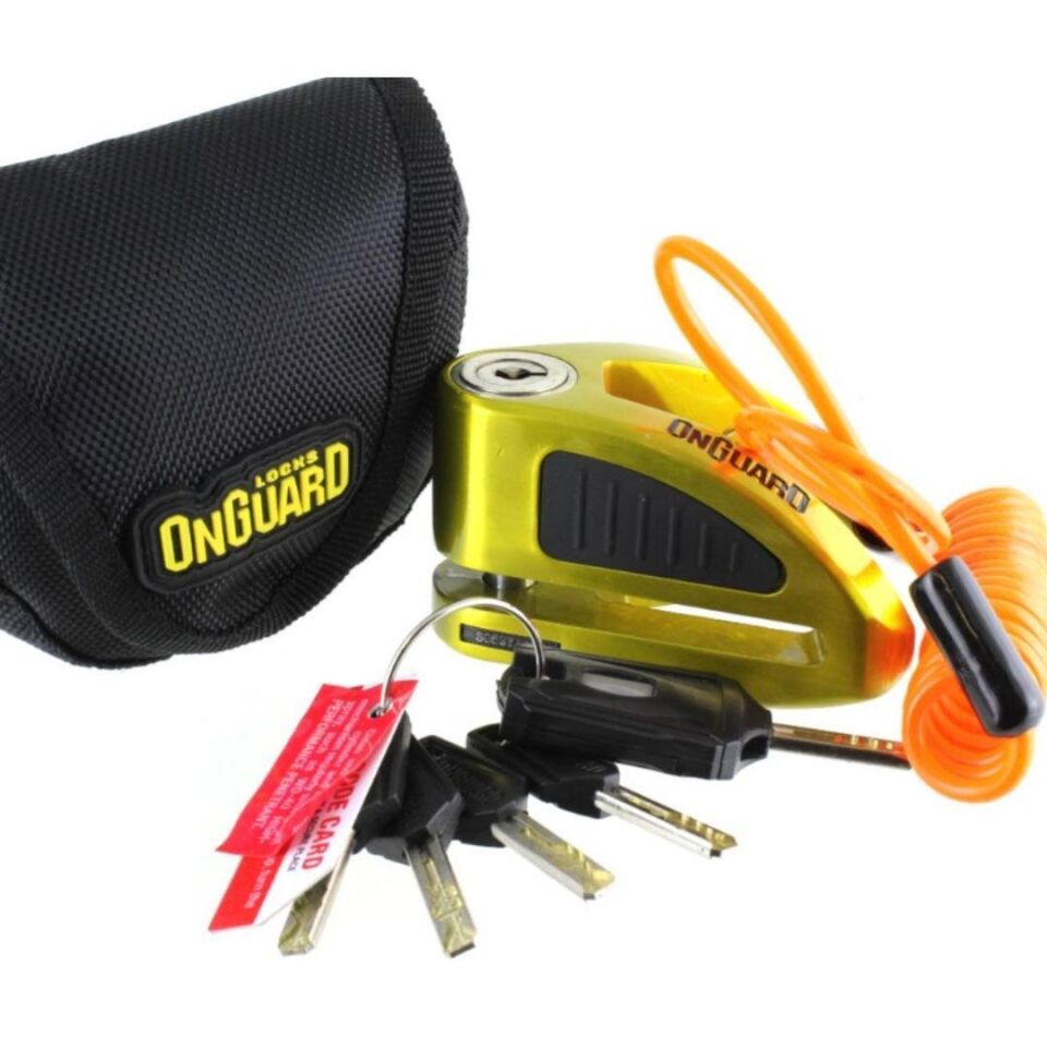 Onguard 10 mm Disk Kilidi 8052 Sarı