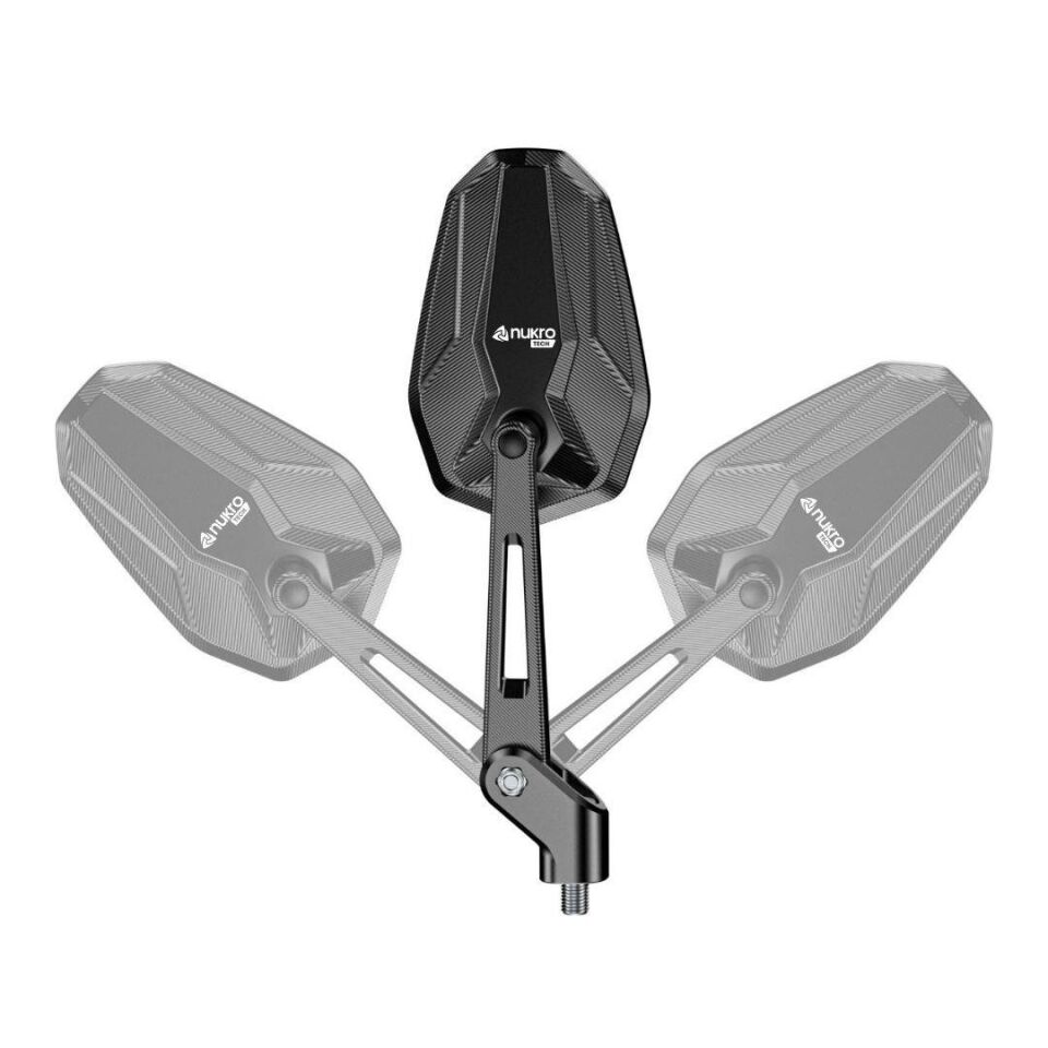 Nukrotech RM-201 Katlanabilir Alüminyum Motosiklet Dikiz Aynası – Mavi Cam -
Hidrofobik Tasarım