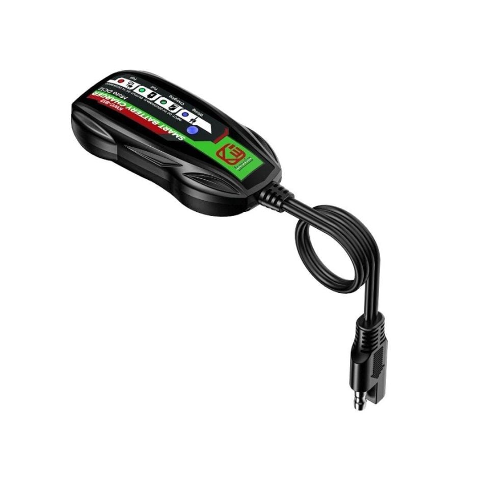 Kewig B12 Motosiklet Akü Şarj Cihazı – USB-C Girişli, Powerbank Uyumlu